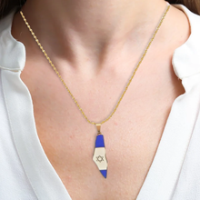 Laden Sie das Bild in den Galerie-Viewer, Blauer und weißer Kranz