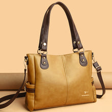 Laden Sie das Bild in den Galerie-Viewer, Helle Farbe Handtasche Kreuzbody Lederhandtasche