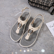 Laden Sie das Bild in den Galerie-Viewer, Flipflops der einfarbigen Frauen des Sommerstrandes