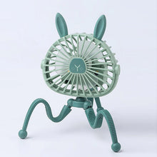 Laden Sie das Bild in den Galerie-Viewer, Tragbarer Wiederaufladbarer Ventilator für Babys