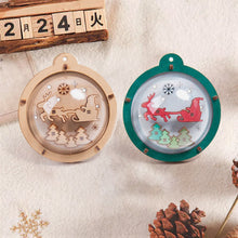 Laden Sie das Bild in den Galerie-Viewer, DIY Weihnachtsbaumschmuck aus Holz
