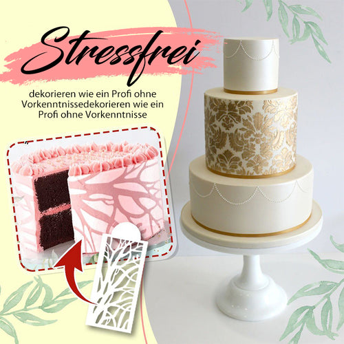 Kuchen Dekorationsschablone(10 Stk in 1 SET)