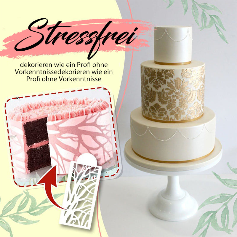 Kuchen Dekorationsschablone(10 Stk in 1 SET)
