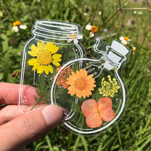 Laden Sie das Bild in den Galerie-Viewer, Transparente Trockenblumen-Lesezeichen