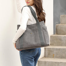 Laden Sie das Bild in den Galerie-Viewer, Retro Einfache Segeltuchtasche