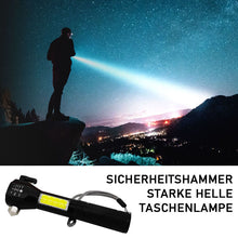 Laden Sie das Bild in den Galerie-Viewer, Sicherheitshammer Blendung Taschenlampe