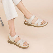 Laden Sie das Bild in den Galerie-Viewer, Damen Bequeme Sandalen mit Klettverschluss