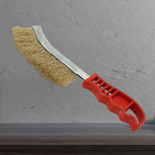 Laden Sie das Bild in den Galerie-Viewer, Entrostungsbürste aus Stahldraht mit Messerform