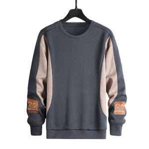 Lässiges Sport-Sweatshirt mit Rundhalsausschnitt für Herren