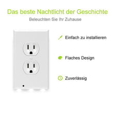 Laden Sie das Bild in den Galerie-Viewer, Auslasswand Platte mit LED-Nachtlichtern