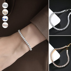 Funkelndes Moissanit-Armband