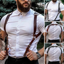 Laden Sie das Bild in den Galerie-Viewer, Herren Rückhaltegurt aus Leder