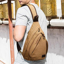 Laden Sie das Bild in den Galerie-Viewer, Minimalistische Reise-Schultertasche