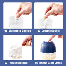 Laden Sie das Bild in den Galerie-Viewer, Elektrischer Mini-Knoblauchstampfer ohne Kabel