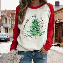Laden Sie das Bild in den Galerie-Viewer, Lässiges Weihnachtsbaum-Sweatshirt