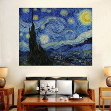 Laden Sie das Bild in den Galerie-Viewer, Van Gogh Sternenhimmel Diamantmalerei