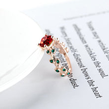 Laden Sie das Bild in den Galerie-Viewer, Eleganter Und Kreativer Rosenring