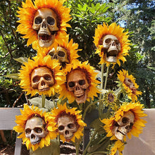 Laden Sie das Bild in den Galerie-Viewer, Sonnenblumenschädel Halloween Dekoration