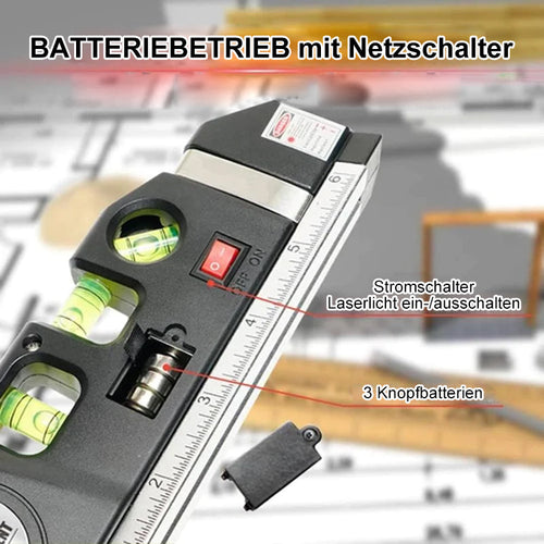Mehrzweck-Laserebene / 3-in-1-Laser-Entfernungsmesser