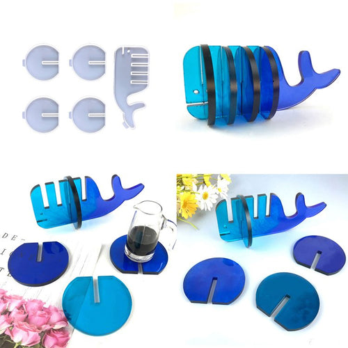 Kreative handgemachte Waluntersetzer Silikonform