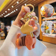 Laden Sie das Bild in den Galerie-Viewer, Schlüsselanhänger mit Cartoon-Tier-Mini-Schreibtischlampe