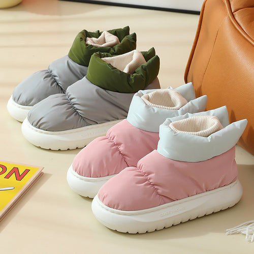 High-Top Warme Baumwollschuhe mit dicken Sohlen