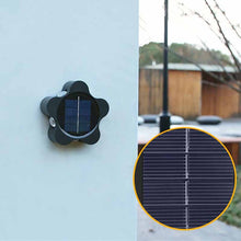 Laden Sie das Bild in den Galerie-Viewer, LED Solar Wandleuchte in Sternform