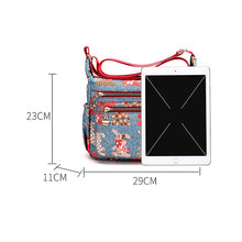 Laden Sie das Bild in den Galerie-Viewer, Stilvolle leichte wasserdichte bedruckte Umhängetasche