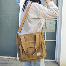 Laden Sie das Bild in den Galerie-Viewer, Schlichte lässige Handtasche aus Nylon