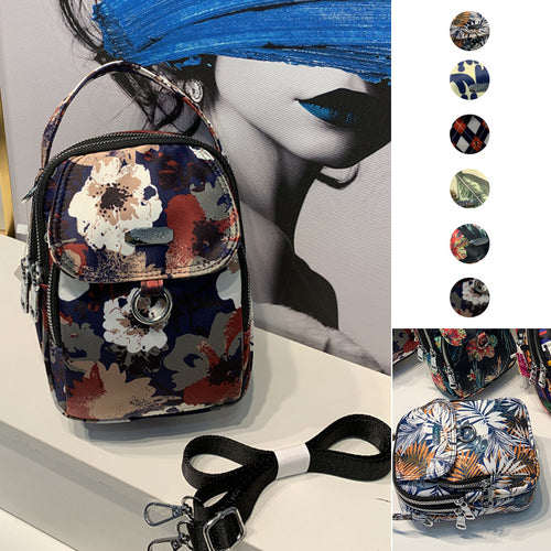 Trendige Umhängetasche Mit Geometrischem Print