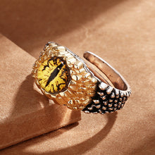 Laden Sie das Bild in den Galerie-Viewer, Modischer Thailändischer Silberner Teufelsaugenring