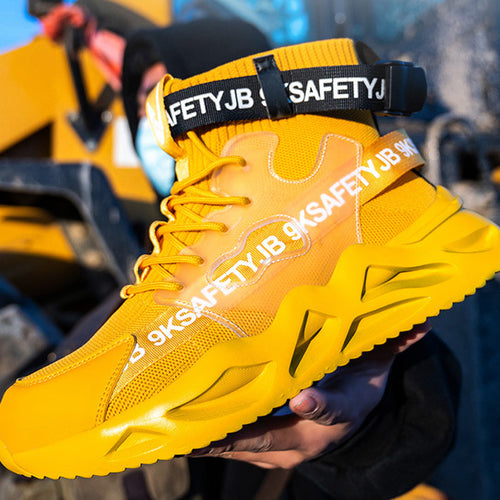 Atmungsaktive Sicherheitsschuhe mit Pannenschutz