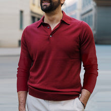 Laden Sie das Bild in den Galerie-Viewer, Einfarbiges Revers-Poloshirt