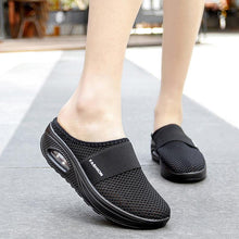 Laden Sie das Bild in den Galerie-Viewer, Flache Sandalen Aus Netz Für Damen