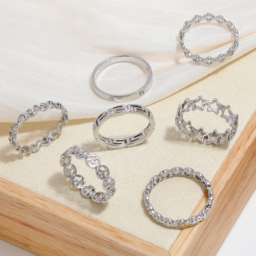 Modischer Offener Verstellbarer Ring