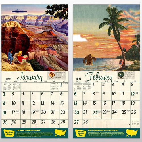 2023 Monster-Thema Nationalpark Kalender