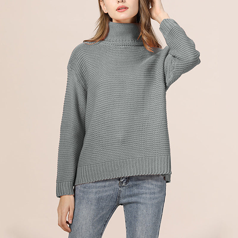 Pendler-Rollkragenpullover für Damen