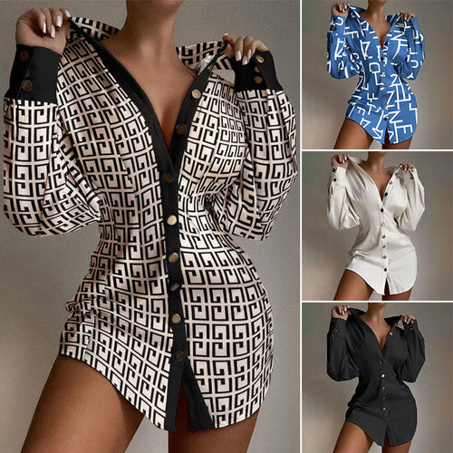 Modische Bluse mit Knopfleiste für Damen