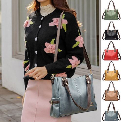 Helle Farbe Handtasche Kreuzbody Lederhandtasche