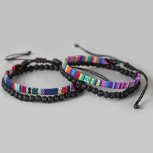 Laden Sie das Bild in den Galerie-Viewer, Vintage Stoffarmband
