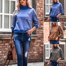 Laden Sie das Bild in den Galerie-Viewer, Wärmer Fleece-Thermooberteil mit Rollkragen