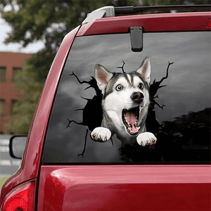 Kreativer Hundeaufkleber für Autofenster