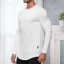 Laden Sie das Bild in den Galerie-Viewer, Langärmliges Sport-T-Shirt für Herren