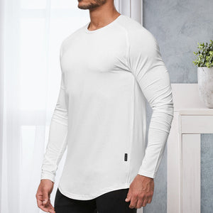 Langärmliges Sport-T-Shirt für Herren