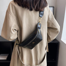 Laden Sie das Bild in den Galerie-Viewer, Gürteltasche im koreanischen Stil mit karierten Nähten