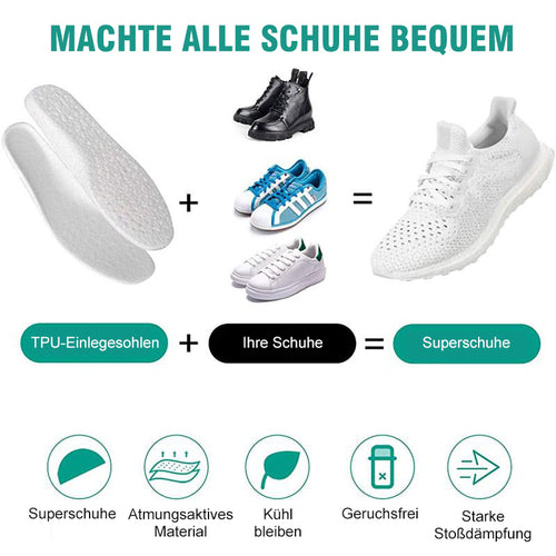 Schwammerhöhung Einlegesohlen Schuheinlagen
