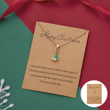 Laden Sie das Bild in den Galerie-Viewer, Legierungshalskette der Weihnachtsserie