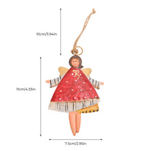Laden Sie das Bild in den Galerie-Viewer, Weihnachtskreativer Gemalter Engelsdekorationsanhänger
