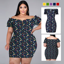 Laden Sie das Bild in den Galerie-Viewer, Damen sexy Sommerkleid