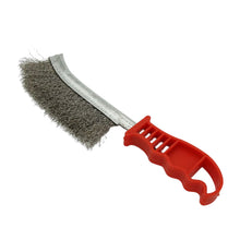 Laden Sie das Bild in den Galerie-Viewer, Entrostungsbürste aus Stahldraht mit Messerform